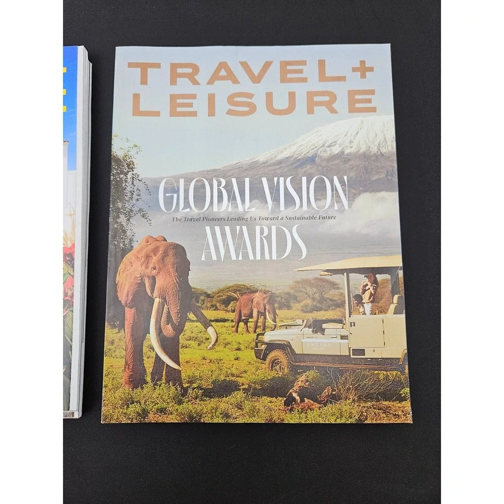 Lot of‎ 6 Travel Leisure Magazine 2023-2024 Culinary World Best Hotels Water